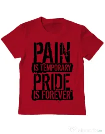 Tricou ADLER copil Pain and pride Rosu