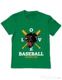 Tricou ADLER copil Panthers team Verde mediu