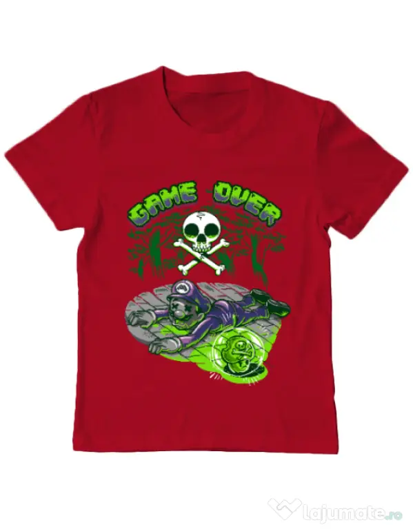 Tricou ADLER copil Poisonous mushroom Rosu