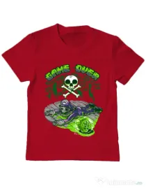 Tricou ADLER copil Poisonous mushroom Rosu