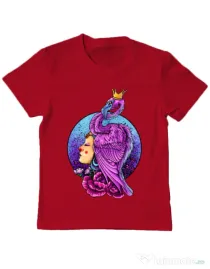 Tricou ADLER copil Queen Rosu