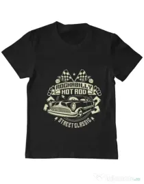 Tricou ADLER copil Rockabilly Hotrod Negru