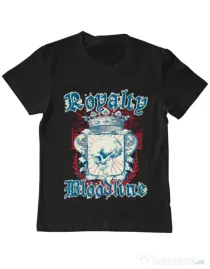 Tricou ADLER copil Royalty bloodline Negru