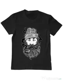 Tricou ADLER copil Sailor Man Negru