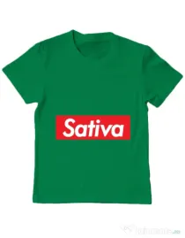Tricou ADLER copil Sativa Verde mediu
