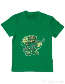 Tricou ADLER copil Soldier Verde mediu