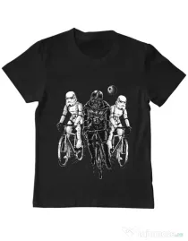 Tricou ADLER copil Star bikers Negru