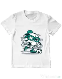 Tricou ADLER copil Street Soccer Alb