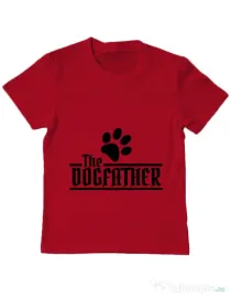 Tricou ADLER copil The dogfather Rosu