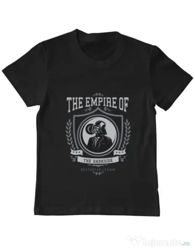 Tricou ADLER copil The Empire of Darkside Negru