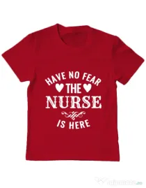 Tricou ADLER copil The nurse is here Rosu