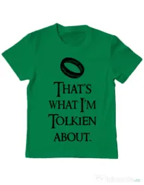Tricou ADLER copil Tolkien Verde mediu