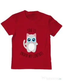 Tricou ADLER copil Under my control Rosu