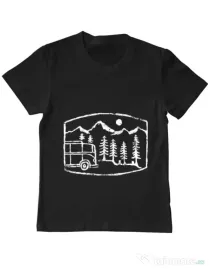 Tricou ADLER copil Vanture Negru