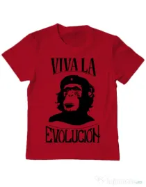 Tricou ADLER copil Viva la evolucion Rosu