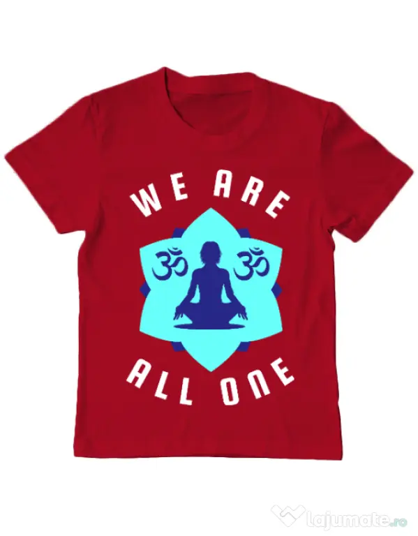 Tricou ADLER copil We are all one Rosu