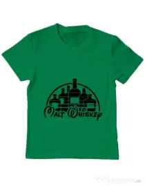 Tricou ADLER copil Whiskey Verde mediu