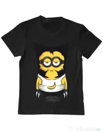 Tricou ADLER copil Wolve minion Negru