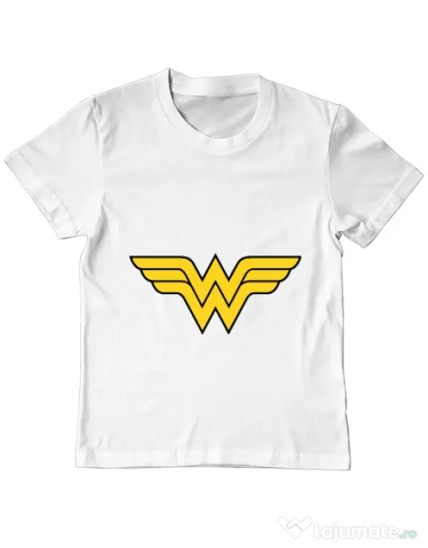 Tricou ADLER copil Wonder woman Alb