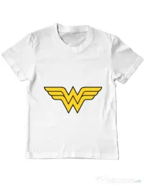 Tricou ADLER copil Wonder woman Alb