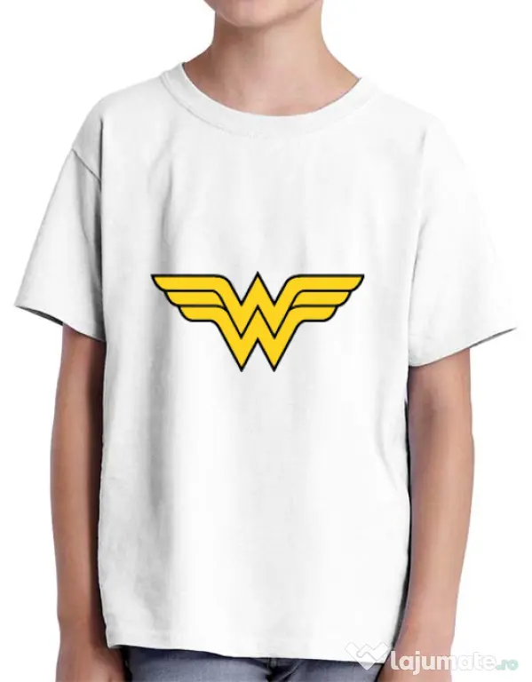 Tricou ADLER copil Wonder woman Alb