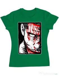 Tricou ADLER dama Zomblood Verde mediu