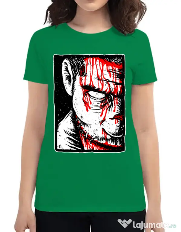 Tricou ADLER dama Zomblood Verde mediu