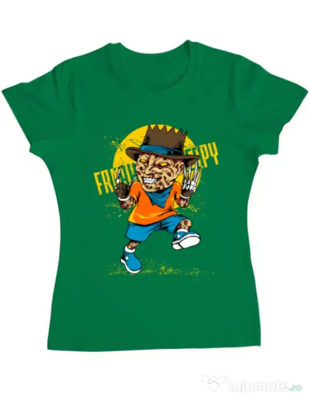 Tricou ADLER dama The nightmare Verde mediu