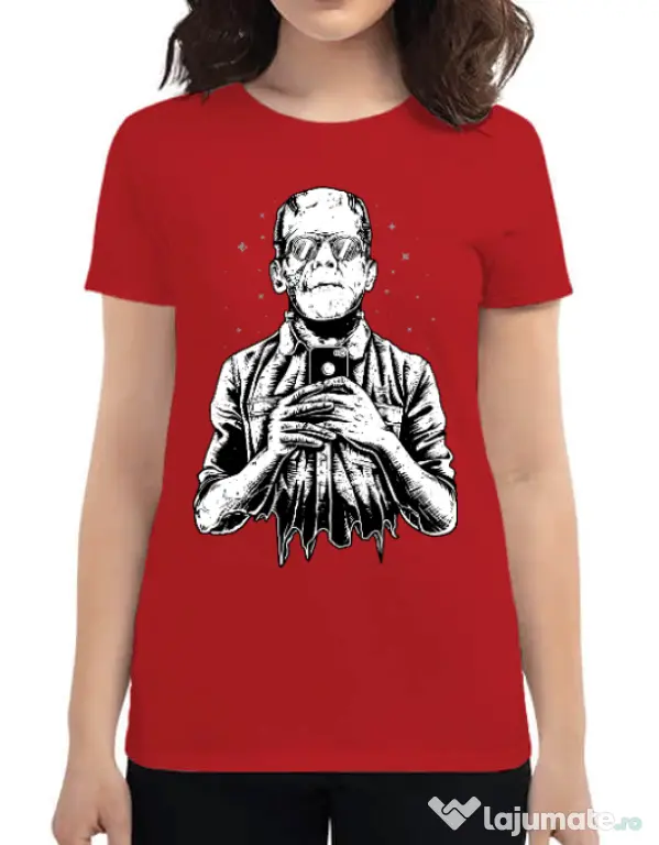Tricou ADLER dama Franselfiestein Rosu