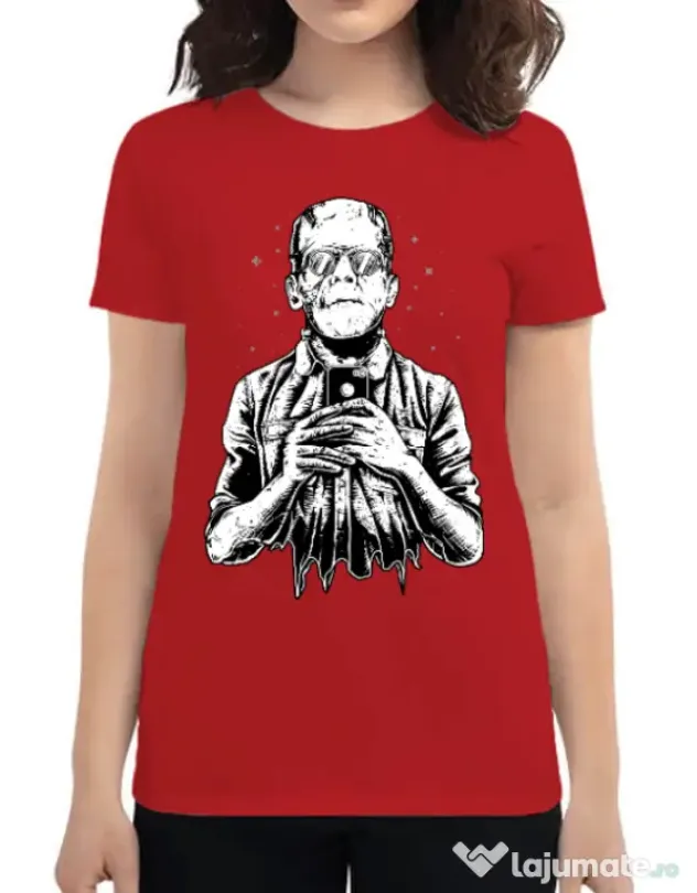 Tricou ADLER dama Franselfiestein Rosu