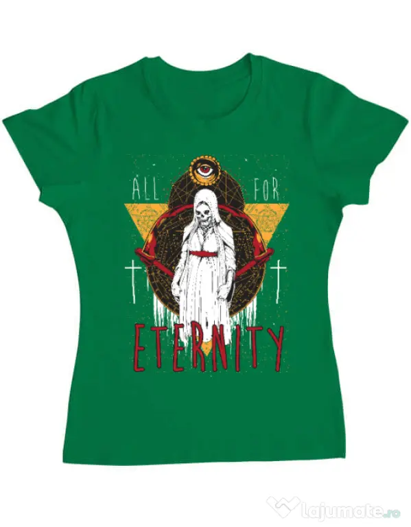 Tricou ADLER dama All for eterniry Verde mediu