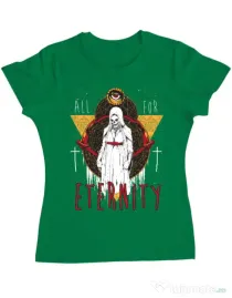 Tricou ADLER dama All for eterniry Verde mediu