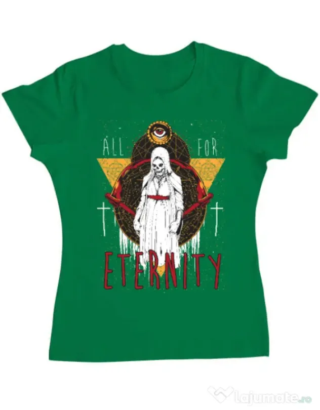Tricou ADLER dama All for eterniry Verde mediu