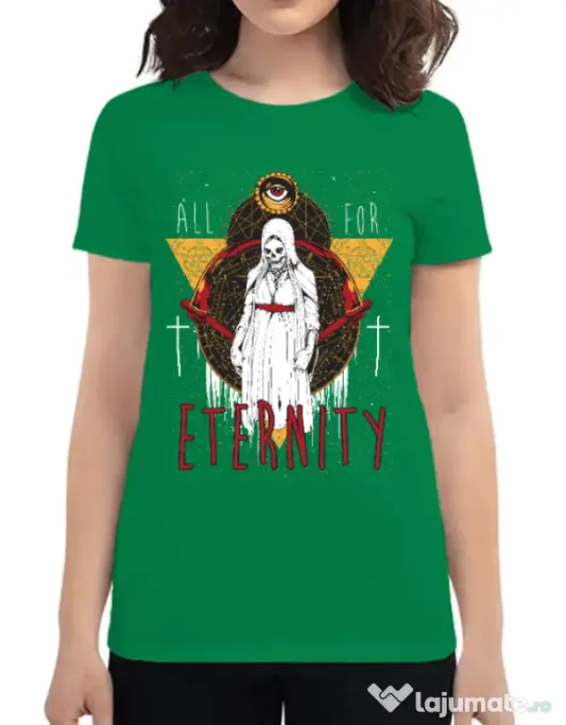 Tricou ADLER dama All for eterniry Verde mediu