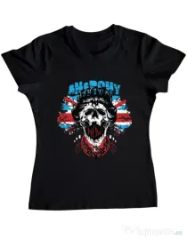 Tricou ADLER dama Anarchy queen Negru