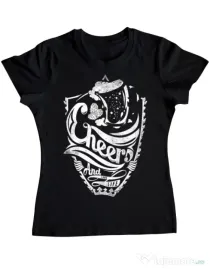 Tricou ADLER dama Cheers Negru