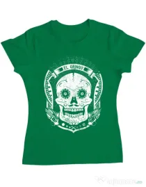Tricou ADLER dama El gringo Verde mediu