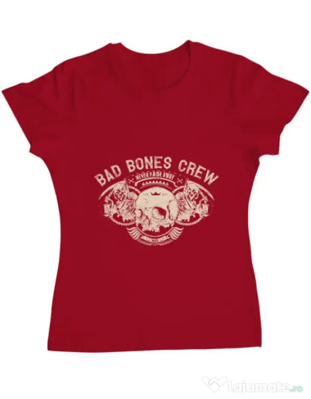 Tricou ADLER dama Grim reaper Rosu