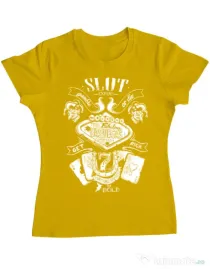 Tricou ADLER dama Las vegas Galben