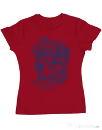 Tricou ADLER dama Not today Rosu