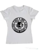 Tricou ADLER dama Road rash Alb