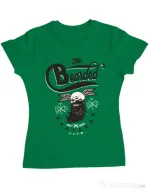 Tricou ADLER dama The bearded bastards Verde mediu