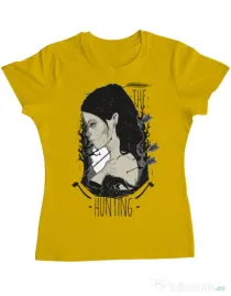 Tricou ADLER dama The hunting Galben