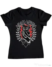 Tricou ADLER dama Black wings Negru