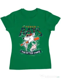 Tricou ADLER dama The rough rats Verde mediu