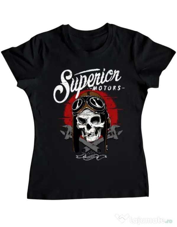 Tricou ADLER dama Superior Negru