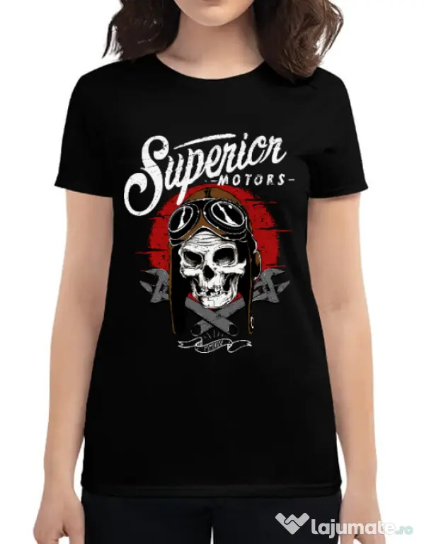 Tricou ADLER dama Superior Negru