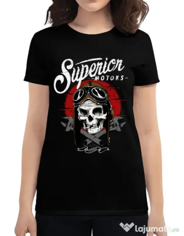 Tricou ADLER dama Superior Negru