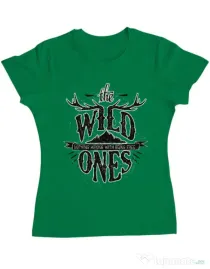 Tricou ADLER dama The Wild Ones Verde mediu