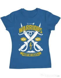 Tricou ADLER dama Warriors Albastru azuriu